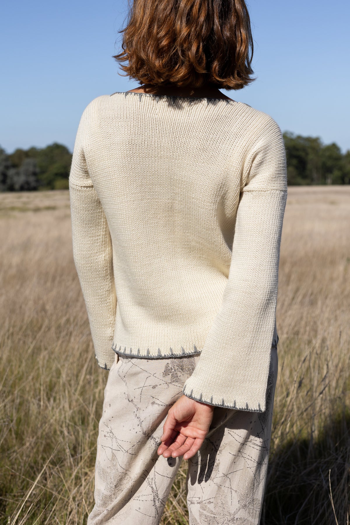 Sweater Libélula - Crudo/Marrón