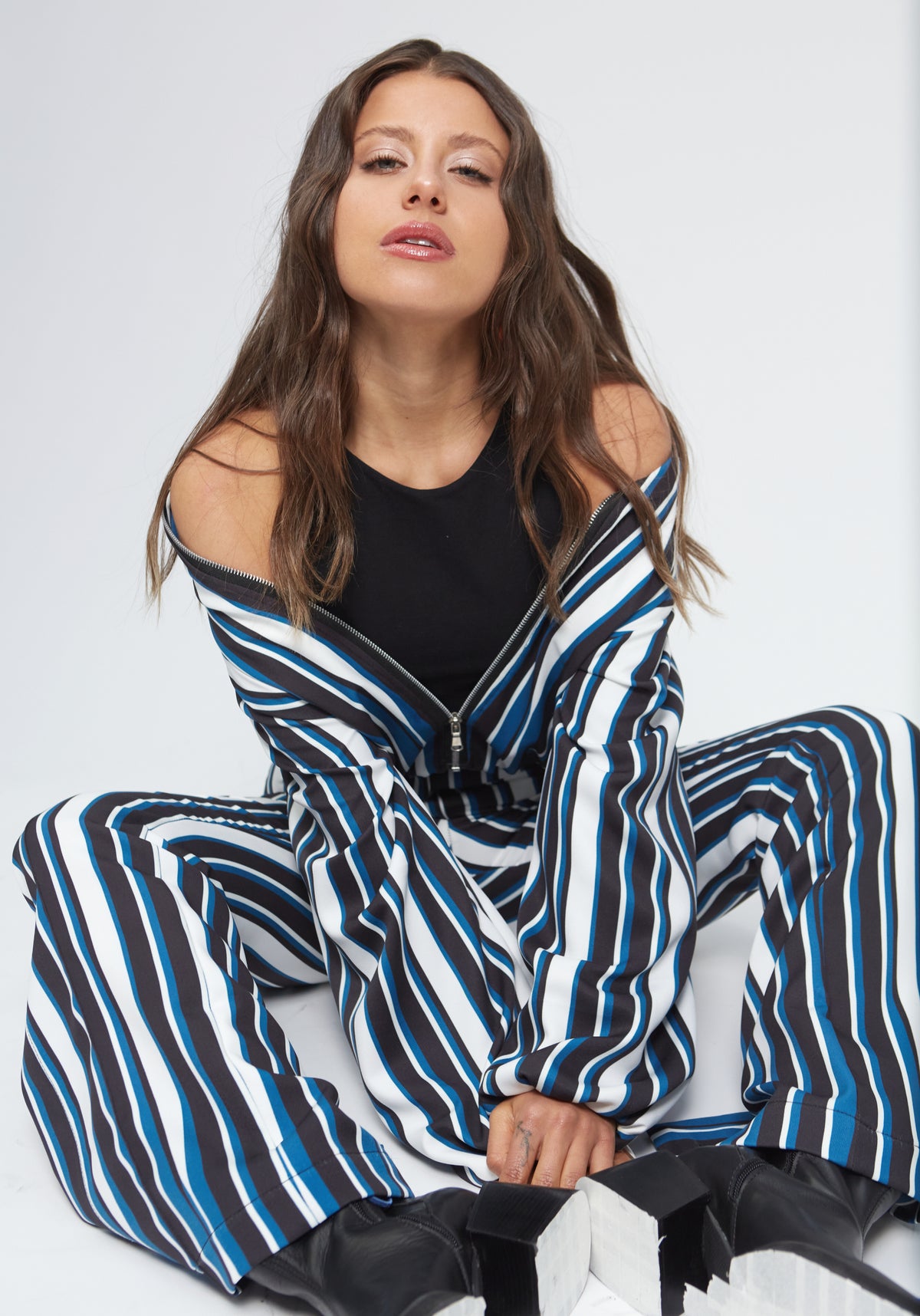 PANT HALO PRINT PRINT AZUL