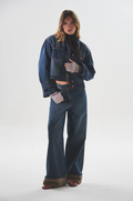 JEAN WIDE LEG MANCHESTER MATIZADO - foto 1