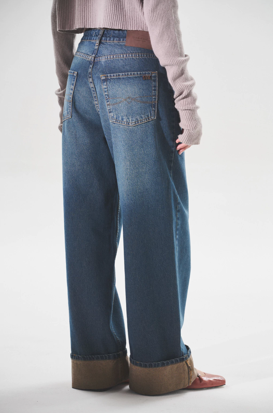 JEAN WIDE LEG MANCHESTER MATIZADO - foto 4