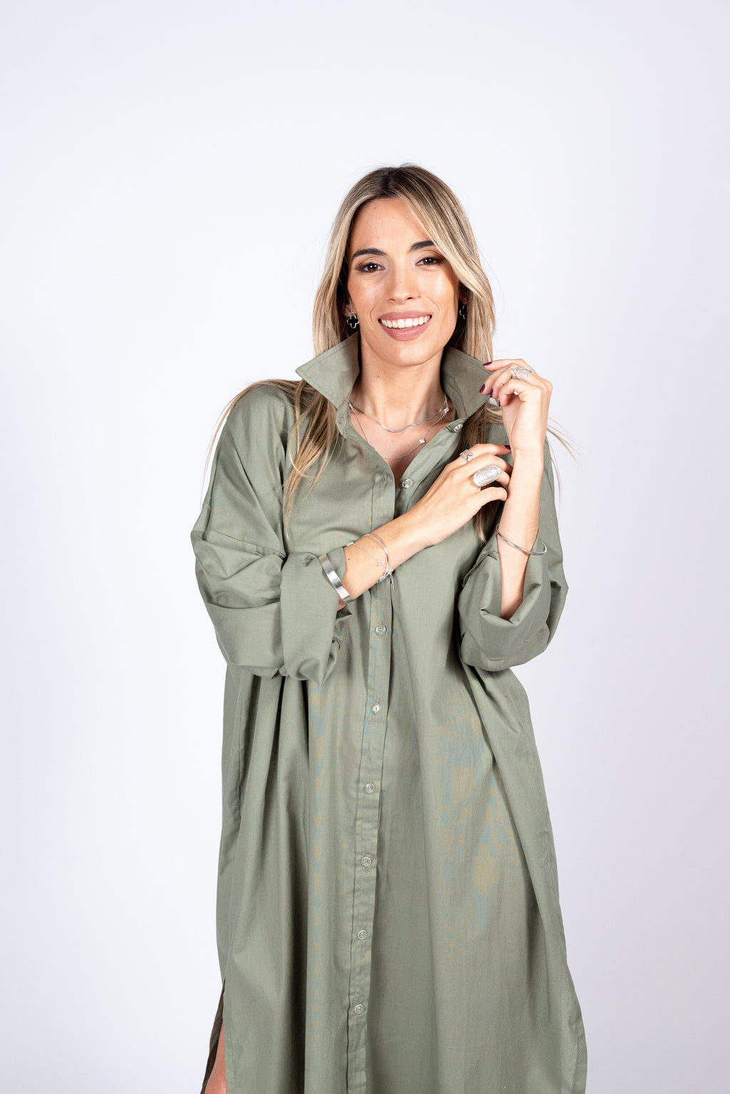 DRESS TROPICAL - VERDE SAFARI