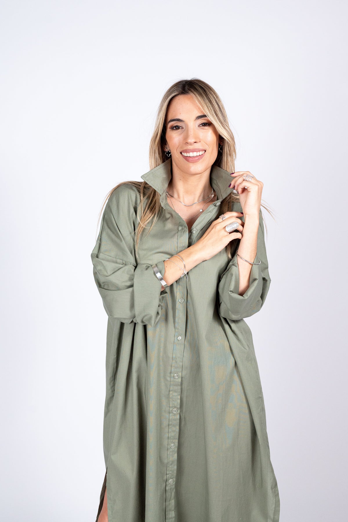 DRESS TROPICAL - VERDE SAFARI
