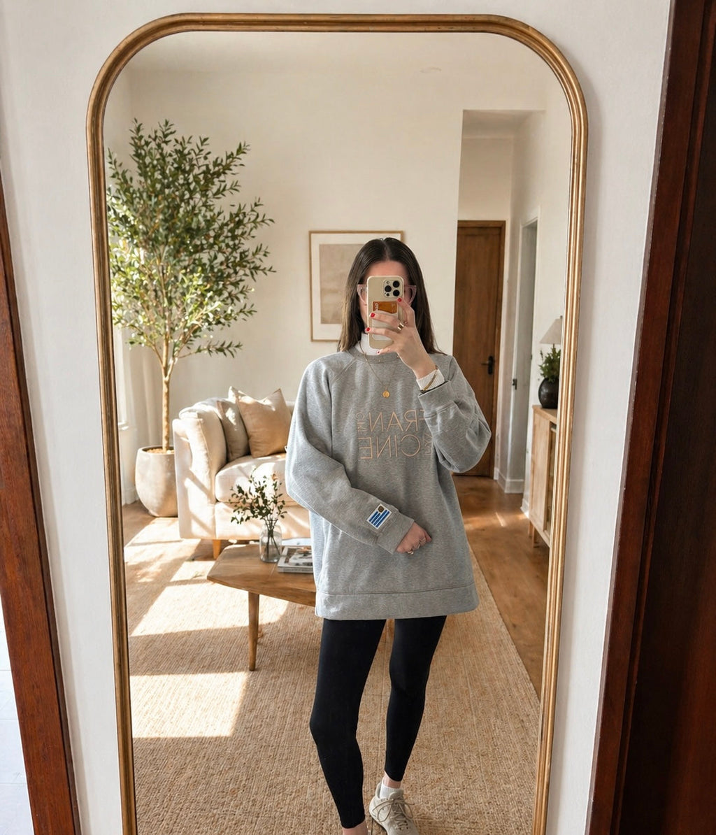 SWEATSHIRT MOUNTAIN - GRIS MELANGE