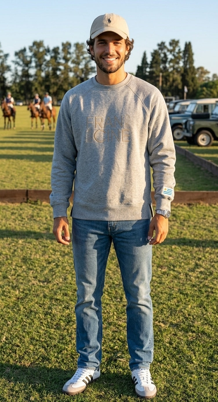 SWEATSHIRT MOUNTAIN - GRIS MELANGE