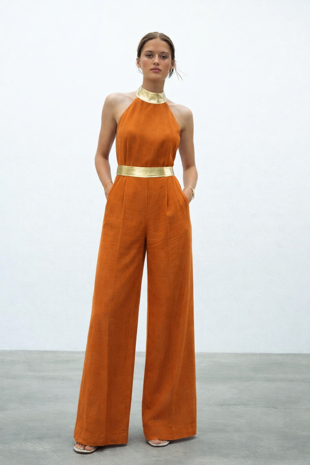 PANT SOHO - CAMEL Y CHAMPAGNE