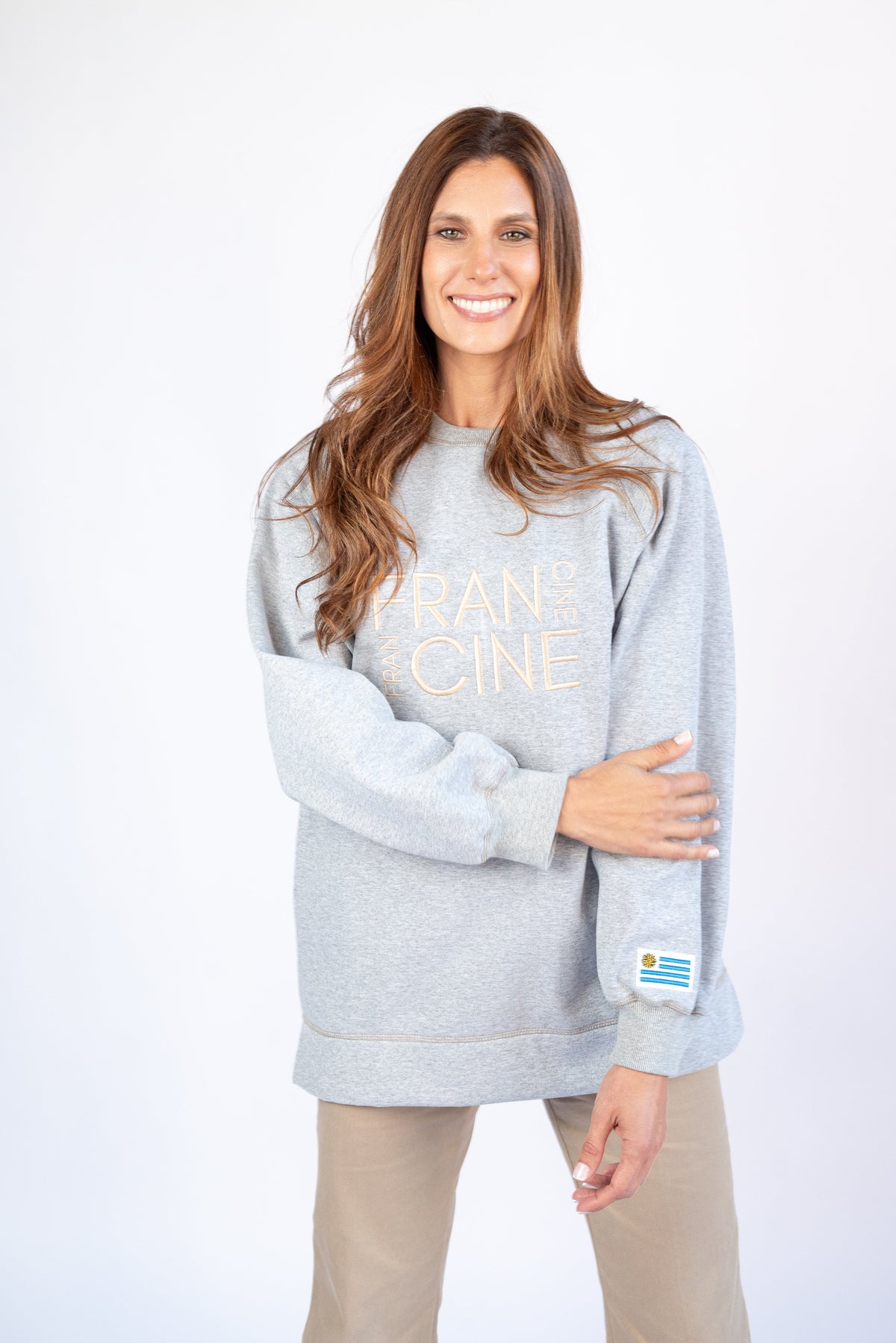 SWEATSHIRT MOUNTAIN - GRIS MELANGE