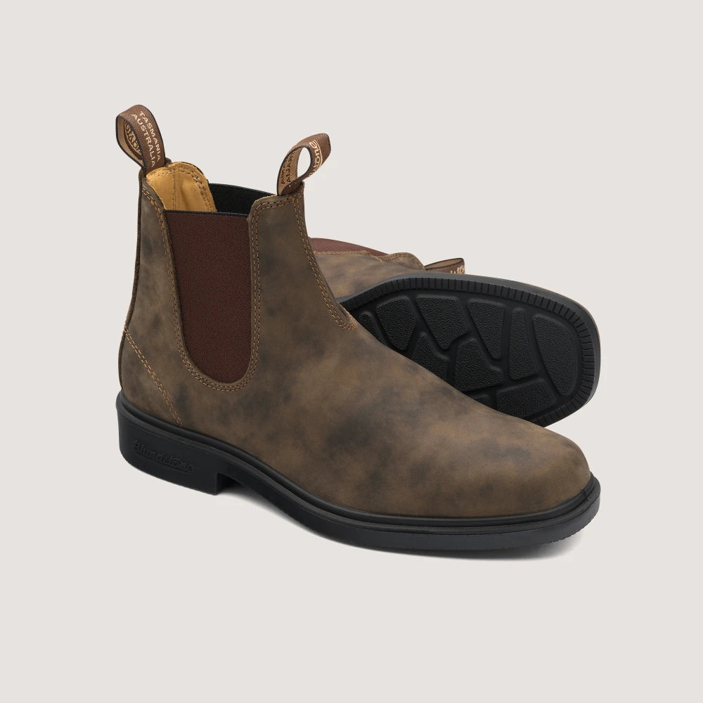 ELASTIC SIDE DRESS BOOT RUSTIC BROW - Blundstone