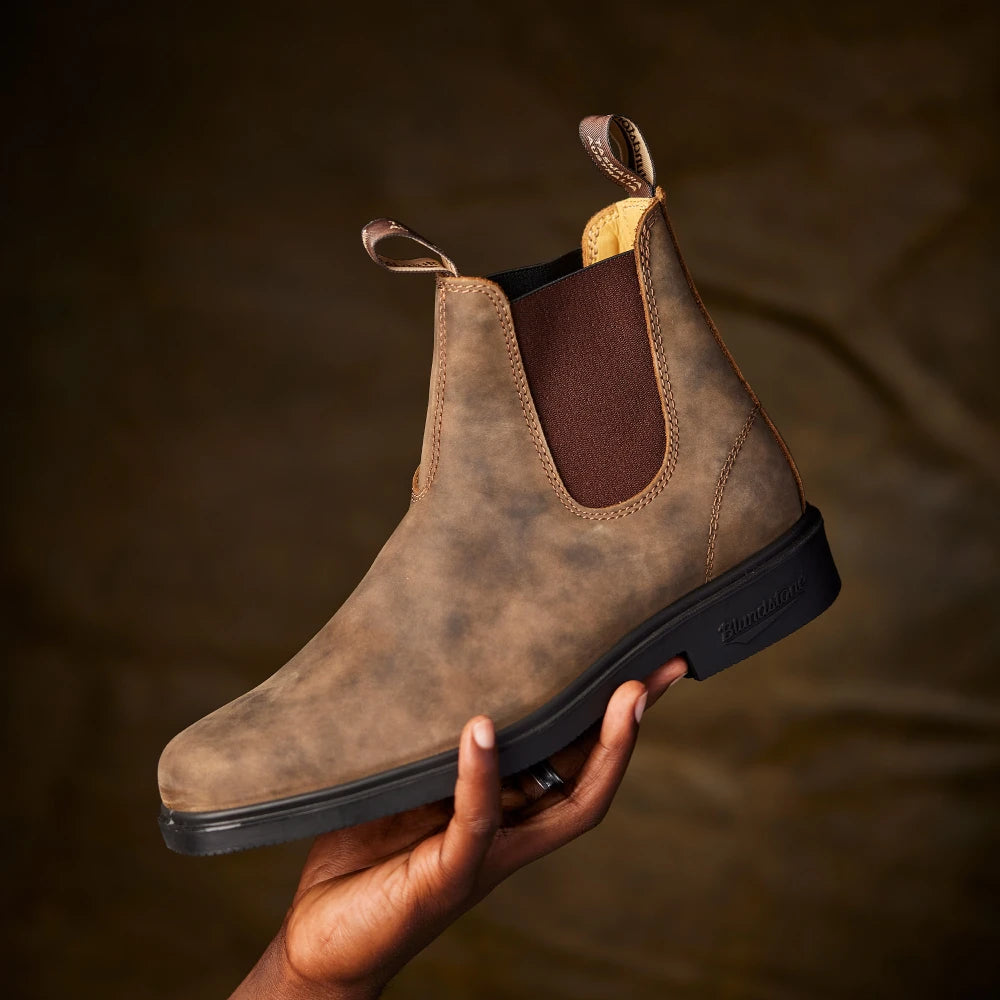 ELASTIC SIDE DRESS BOOT RUSTIC BROW - Blundstone