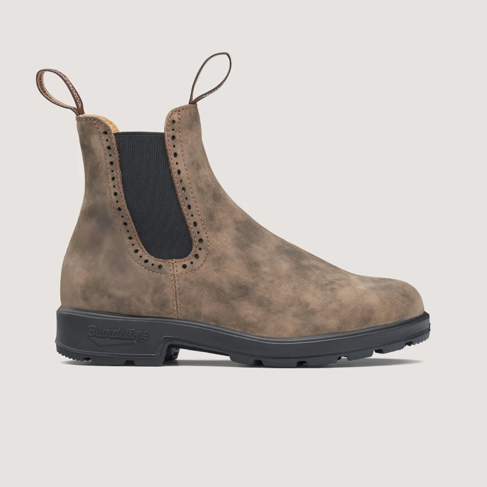 WOMENS HIGH TOP ELASTIC RUSTIC BROW - Blundstone