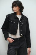 CAMPERA CROP BLACK NIGHT - STAR JEANS