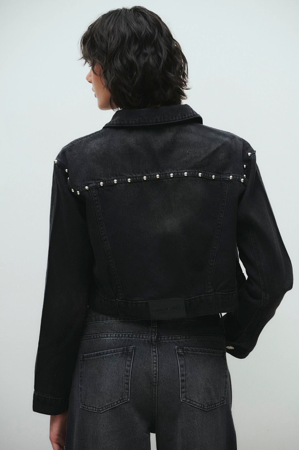 CAMPERA CROP BLACK NIGHT - STAR JEANS