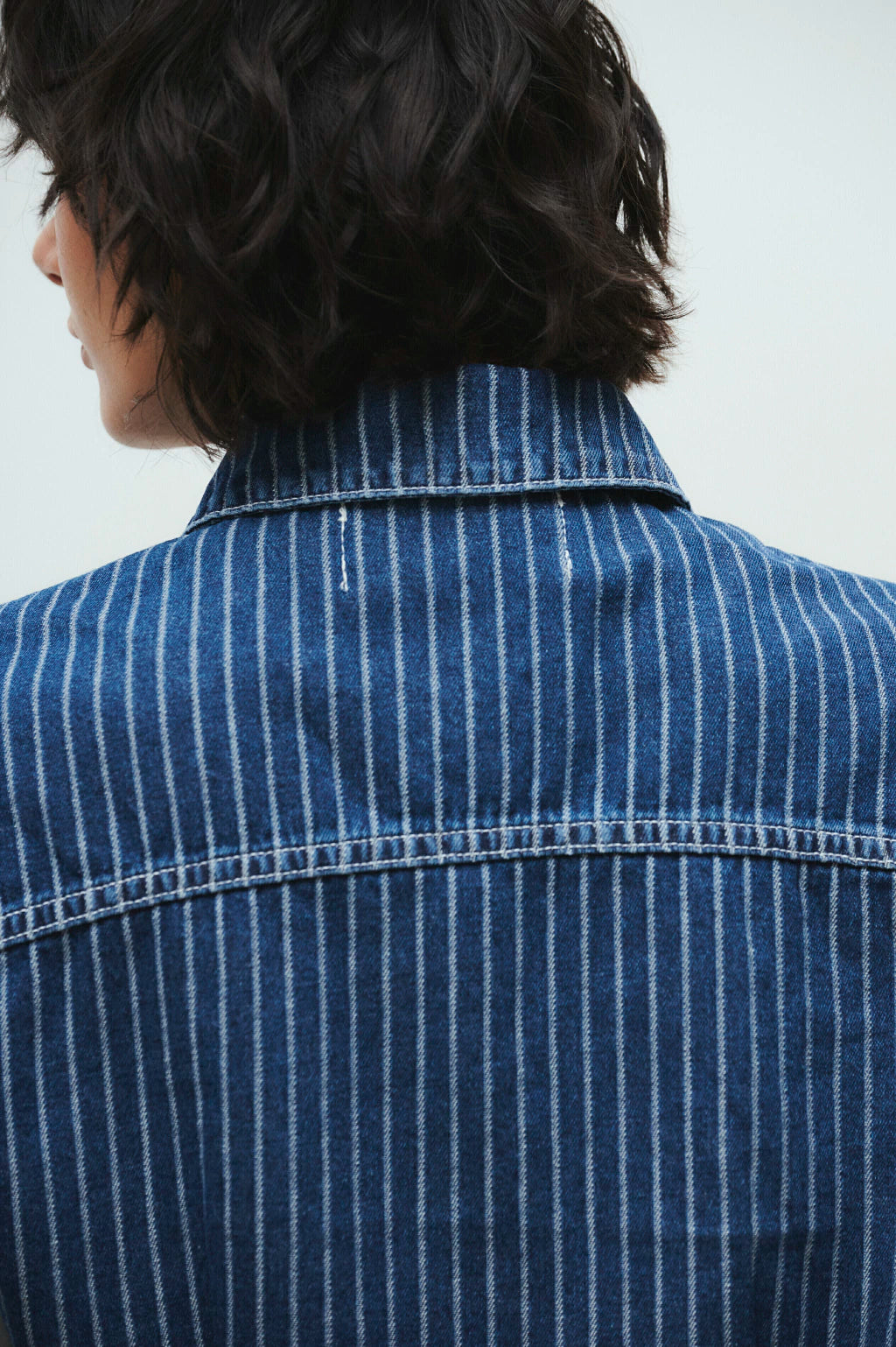 CHALECO CROP RAYADO - STAR JEANS
