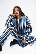 PANT HALO PRINT PRINT AZUL