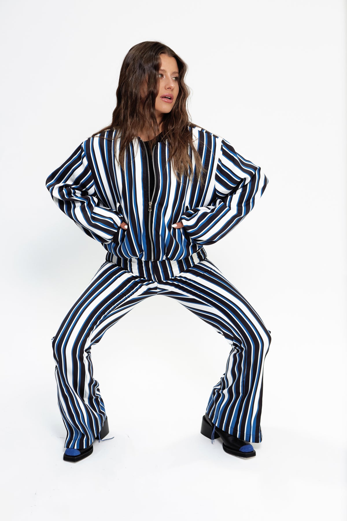 PANT HALO PRINT PRINT AZUL