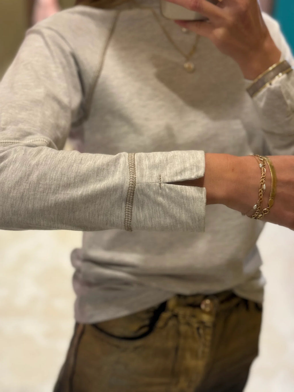 REMERA BAHAMAS - GRIS MELANGE - foto 4