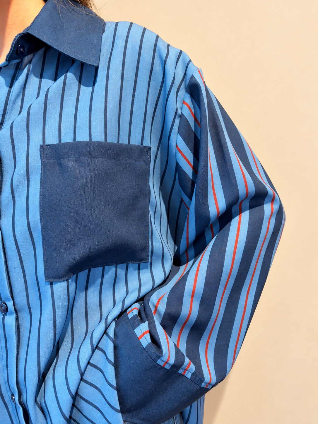 CAMISA A RAYAS MARIA - CAMCOMBAZ - RABHADH