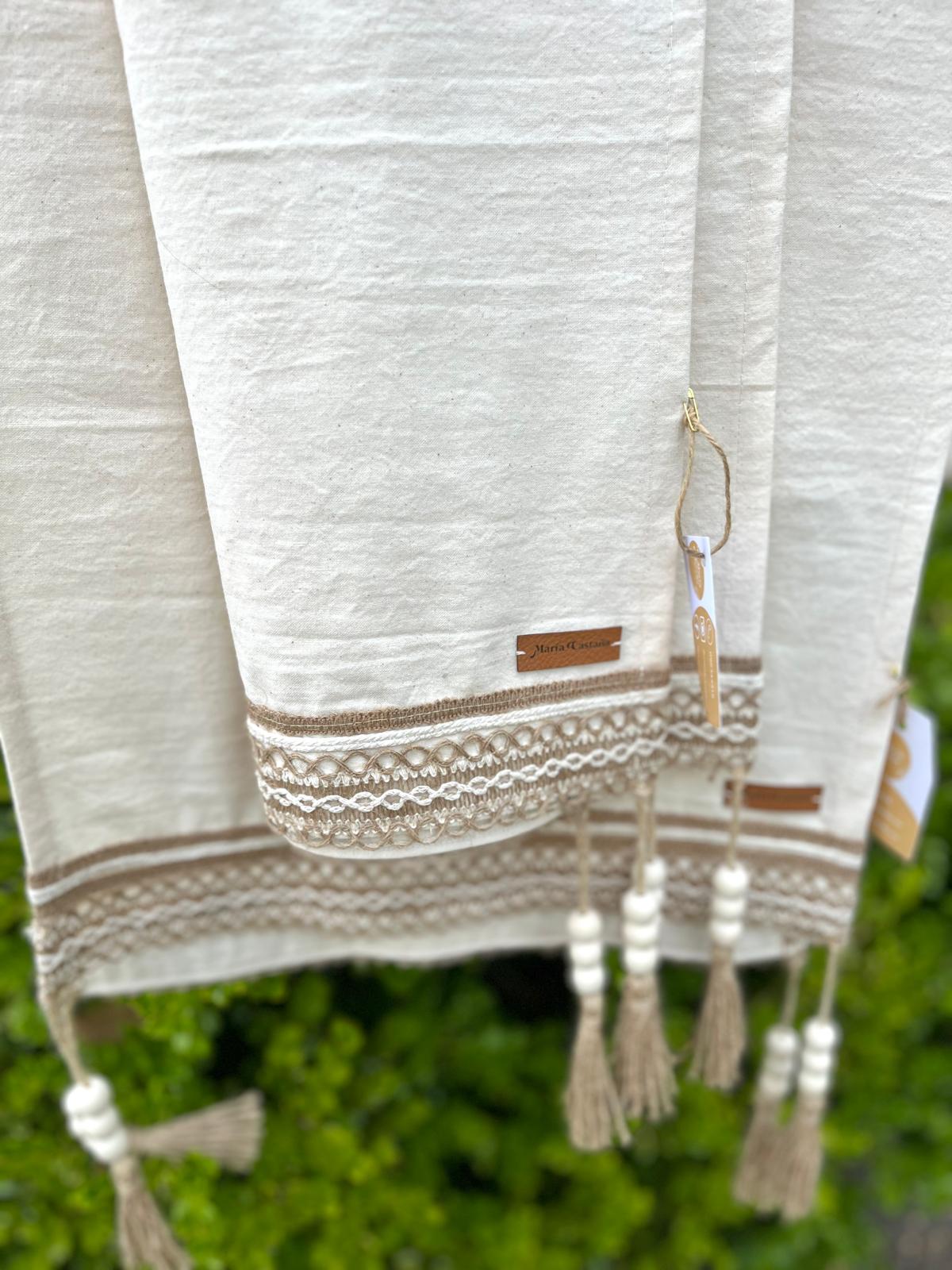 SENDERO MANTECA CON BORLAS 190 X 40