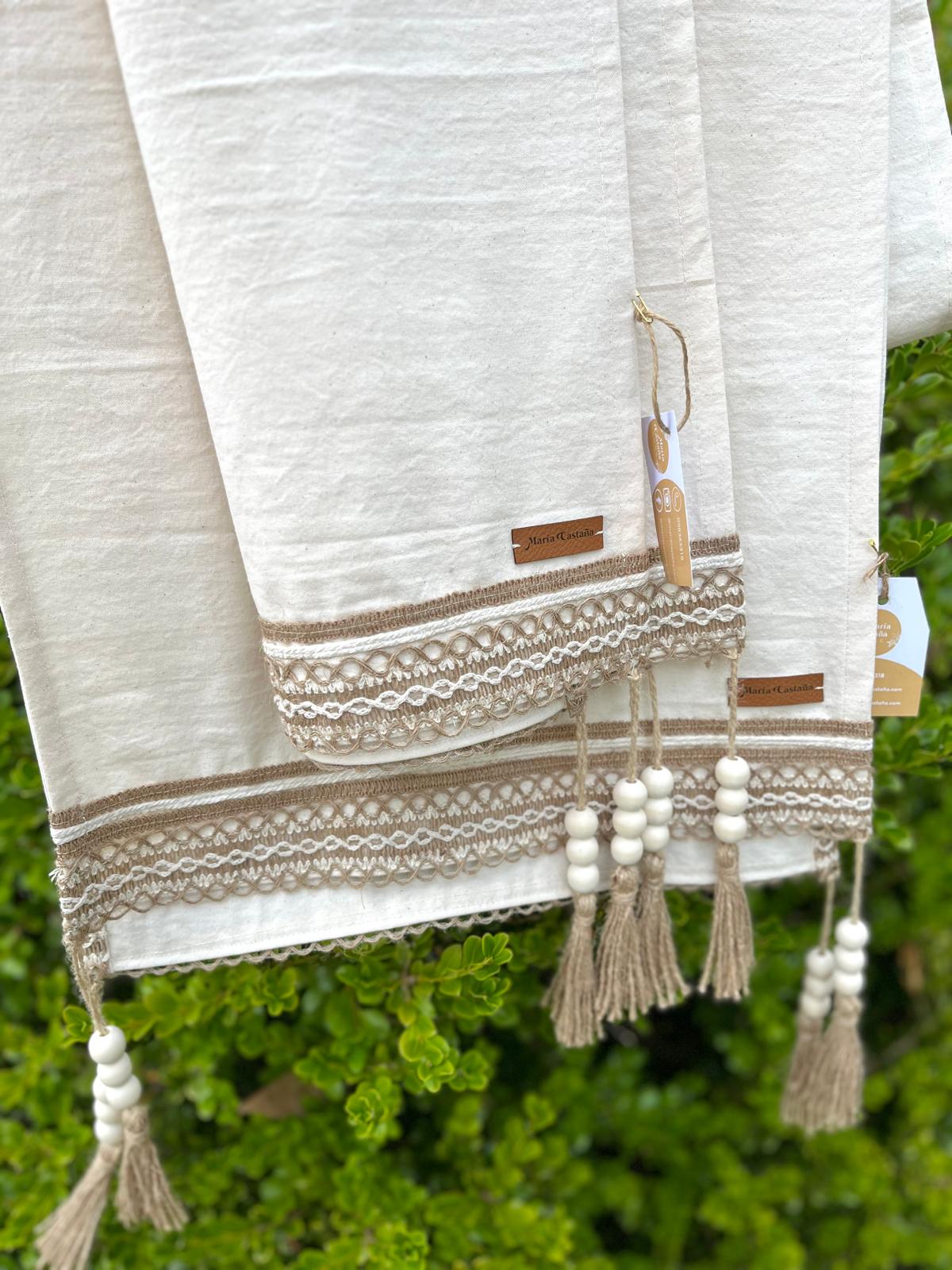SENDERO MANTECA CON BORLAS 190 X 40