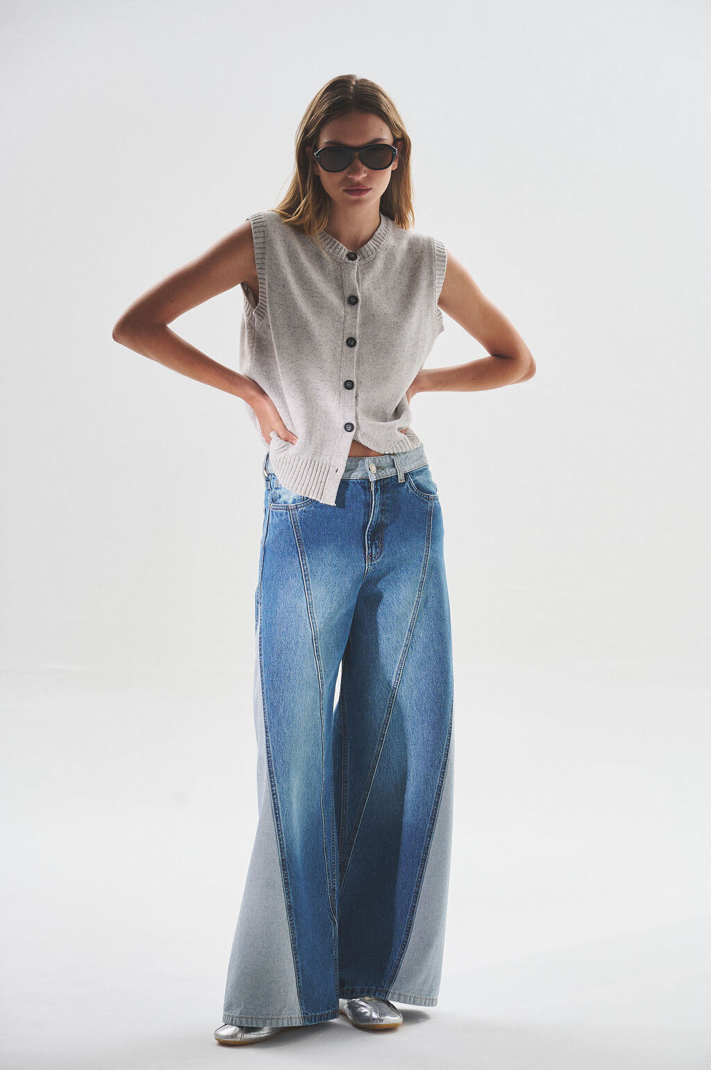 JEAN WIDE LEG ARAYANES