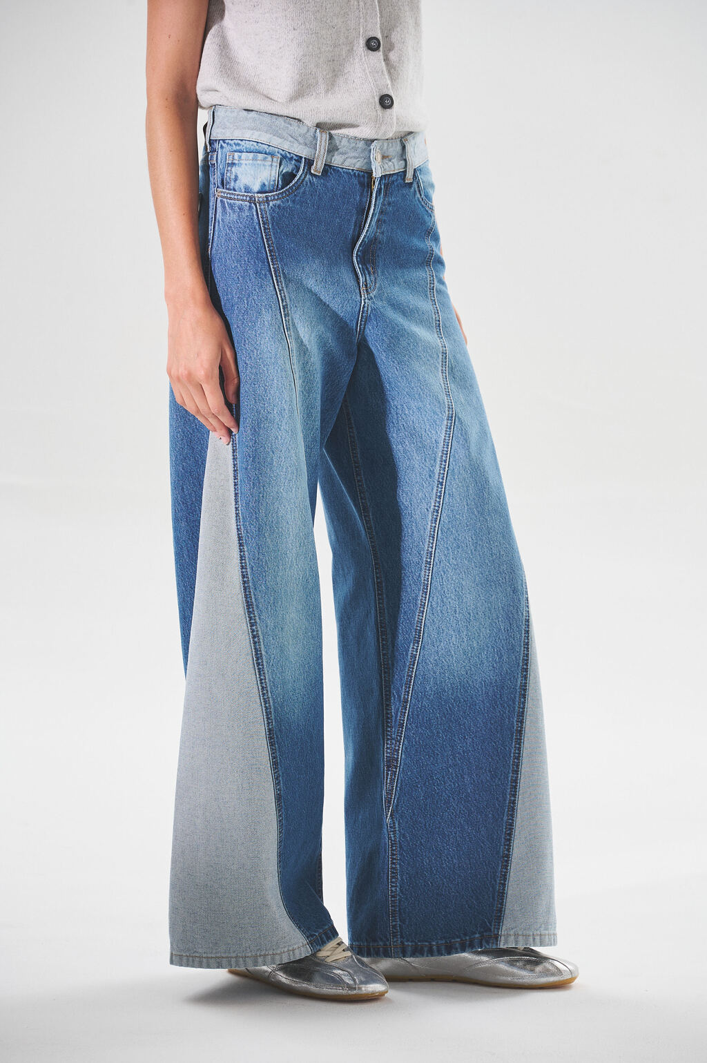 JEAN WIDE LEG ARAYANES