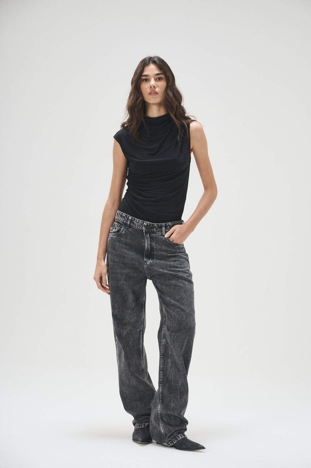 JEAN STRAIGHT FIT BLACK