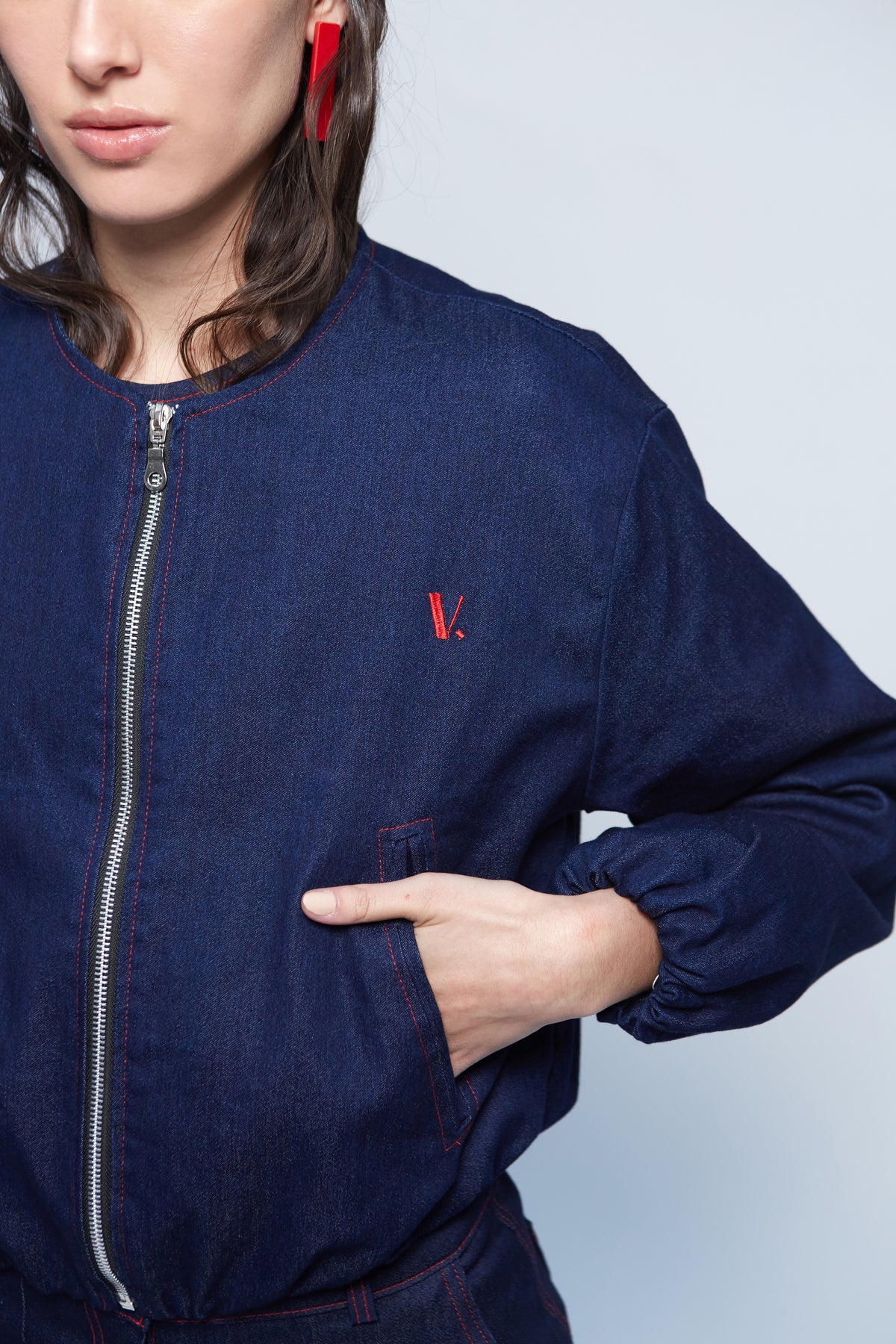 BOMBER HALO JEAN - foto 1